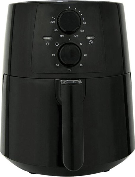 Luxell Friggitrice ad Aria 5,5 Litri Potenza 1500W con Timer e Termostato Regolabile colore Nero AF04 - Girasole