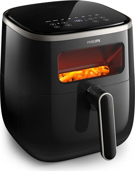 Philips Friggitrice ad Aria 5.6 Litri Potenza 1700W colore Nero Series 3000 - HD9257/80