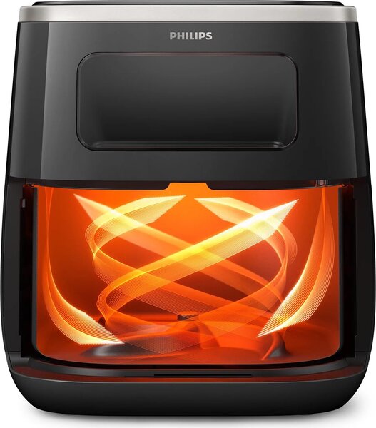 Philips Friggitrice ad Aria 5.6 Litri Potenza 1700W colore Nero Series 3000 - HD9257/80