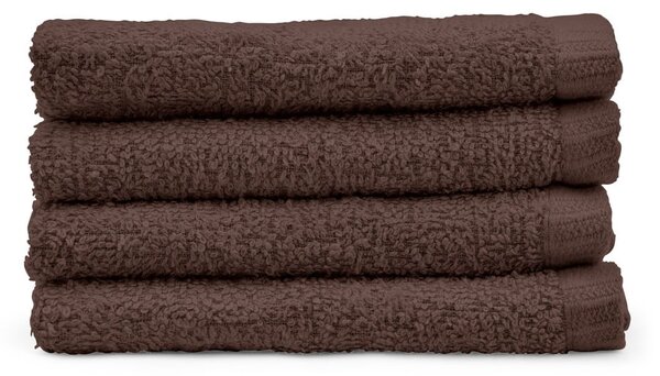 Set di asciugamani con asciugatura rapida marroni in cotone 4 pz 30x30 cm Quick Dry – Catherine Lansfield