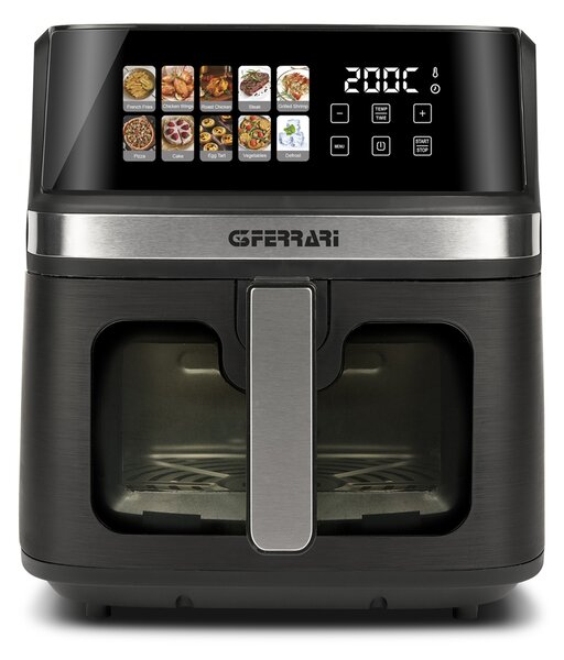 G3 Ferrari Friggitrice ad Aria 8 Litri Potenza 1700W con Timer e Termostato Regolabile Friggisano - G10212