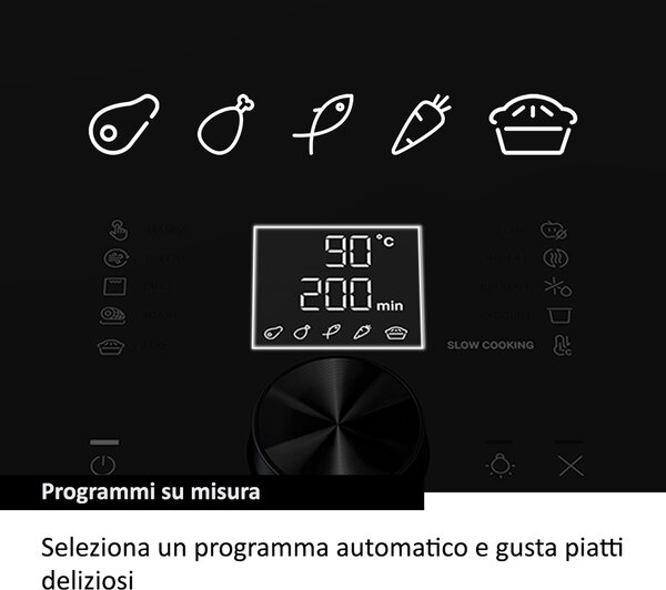 Haier Friggitrice ad Aria 9 in 1 Capacit 7 Litri Potenza 2000 Watt con Timer e Termostato Regolabile colore Nero - HAF5TWA 011 I-Master Multi Seri