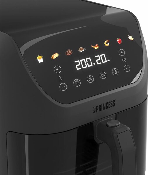 PRINCESS Friggitrice ad Aria 8 Litri Potenza 2000W con Timer e Termostato Regolabile colore Nero - 182476
