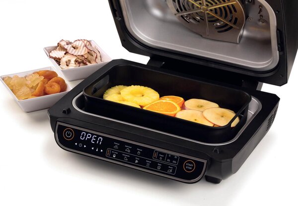 Ariete Friggitrice ad Aria Air Fryer Grill 2in1 Capacit 8 Litri Potenza 1700 Watt con Timer colore Nero - 4635