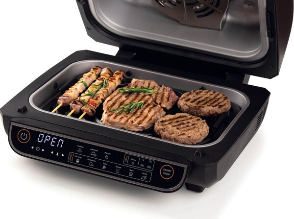 Ariete Friggitrice ad Aria Air Fryer Grill 2in1 Capacit 8 Litri Potenza 1700 Watt con Timer colore Nero - 4635
