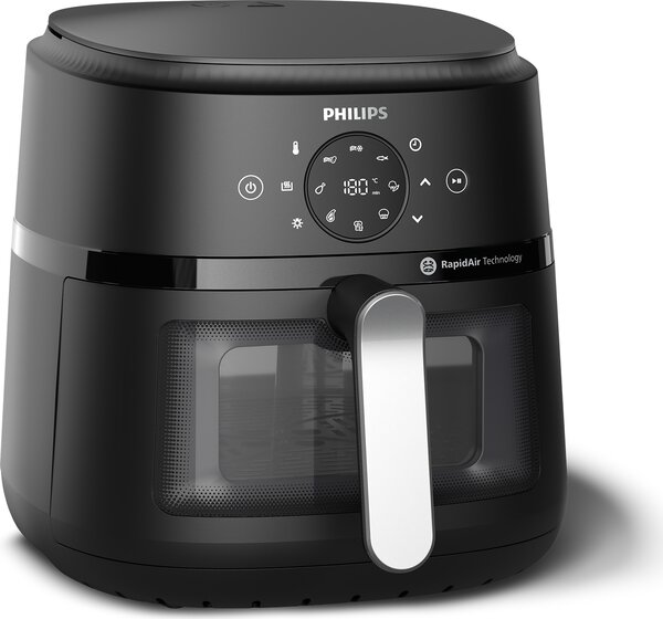 Philips Friggitrice ad Aria Airfryer 13 in 1 Capacit 6.2 Litri Potenza 1700 Watt con Timer e Termostato Regolabile colore Nero - NA231/00