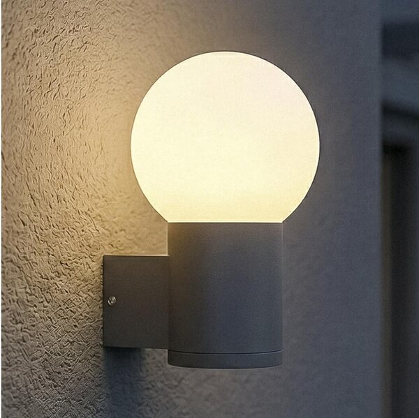 Kanlux 46080 - STONO Lampada da parete per esterni 1xE27/15W/230V IP65 antracite