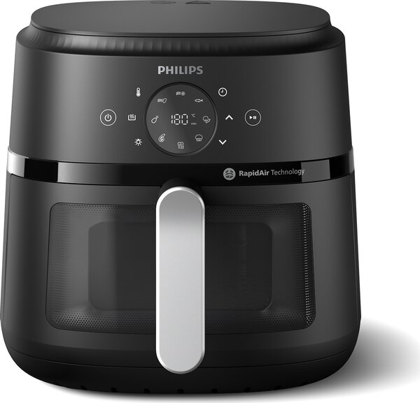 Philips Friggitrice ad Aria Airfryer 13 in 1 Capacit 6.2 Litri Potenza 1700 Watt con Timer e Termostato Regolabile colore Nero - NA231/00