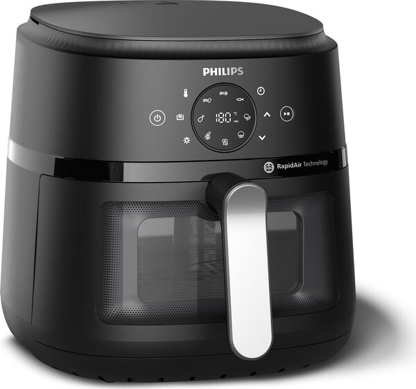 Philips Friggitrice ad Aria Airfryer 13 in 1 Capacit 6.2 Litri Potenza 1700 Watt con Timer e Termostato Regolabile colore Nero - NA231/00