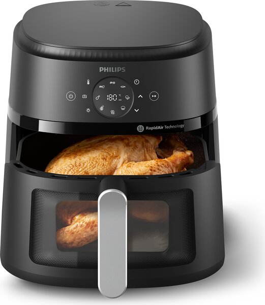 Philips Friggitrice ad Aria Airfryer 13 in 1 Capacit 6.2 Litri Potenza 1700 Watt con Timer e Termostato Regolabile colore Nero - NA231/00