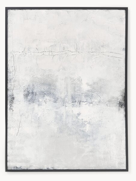 Quadro su tela dipinto a mano con cornice in legno Simple Living