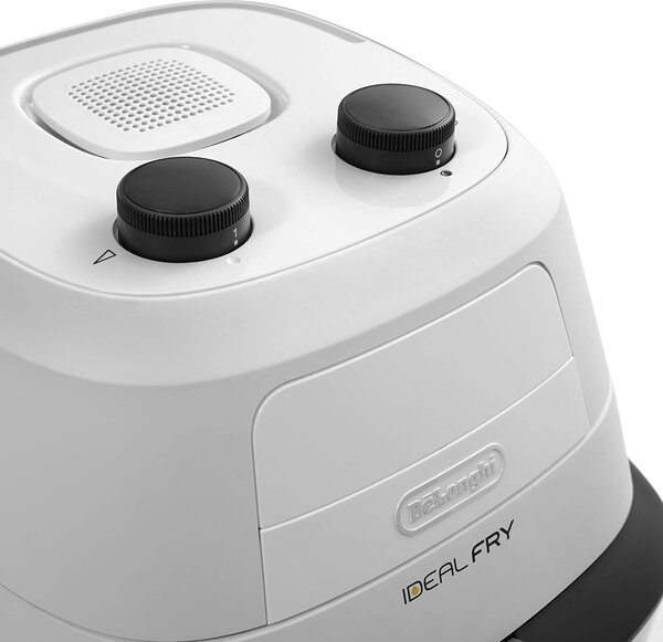 De Longhi Friggitrice ad Aria Capacit 1.25 Litri Potenza 1400 Watt Ciotola antiaderente colore Bianco - FH2101 IdealFry