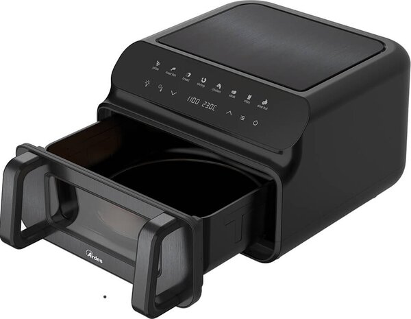 Ardes Friggitrice ad Aria Capacit 10 Litri Potenza 2000 Watt Termostato Regolabile e Timer Digitale colore Nero - ARFRYA09GP