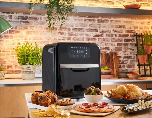 Moulinex Friggitrice ad Aria Capacit 11 Litri Potenza 2000 Watt con Funzione Oven&Grill colore Nero - AL5018