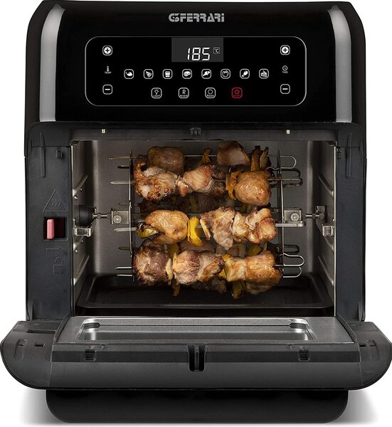 G3 Ferrari Friggitrice ad Aria Capacit 11 Litri Potenza 1500 Watt Fornetto Girarrosto con 9 programmi - Friggisano 2.0 G10136