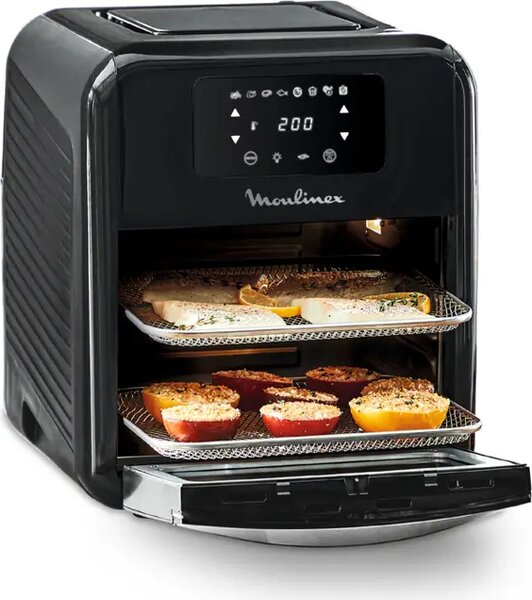 Moulinex Friggitrice ad Aria Capacit 11 Litri Potenza 2000 Watt con Funzione Oven&Grill colore Nero - AL5018