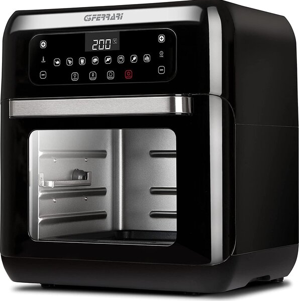 G3 Ferrari Friggitrice ad Aria Capacit 11 Litri Potenza 1500 Watt Fornetto Girarrosto con 9 programmi - Friggisano 2.0 G10136