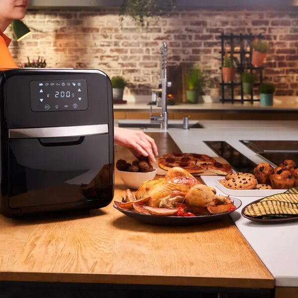 Moulinex Friggitrice ad Aria Capacit 11 Litri Potenza 2000 Watt con Funzione Oven&Grill colore Nero - AL5018