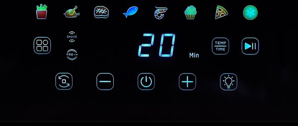 Tognana Friggitrice ad Aria Capacit 11 Litri Potenza 2000 Watt 8 Programmi di Cottura Max 200 C colore Nero e Blu - D2DFA07IRZU
