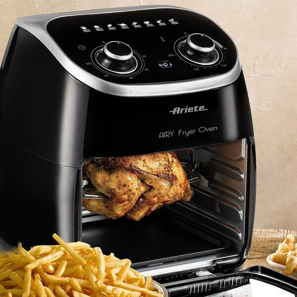 Ariete Friggitrice ad Aria Capacit 11 Litri Potenza 2000 Watt con Timer - 4619 Ayer Fryer Oven