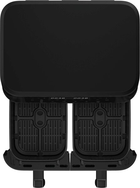 Haier Friggitrice ad Aria Capacit 11 Litri Potenza 3000 Watt Doppio Cestello 8 programmi di cottura colore Nero - HAF3AD 011