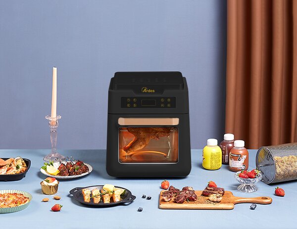 Ardes Friggitrice ad Aria Capacit 12 Litri Potenza 1700 Watt Fornetto con Display colore Nero - AR1K3000 Eldorada XXL