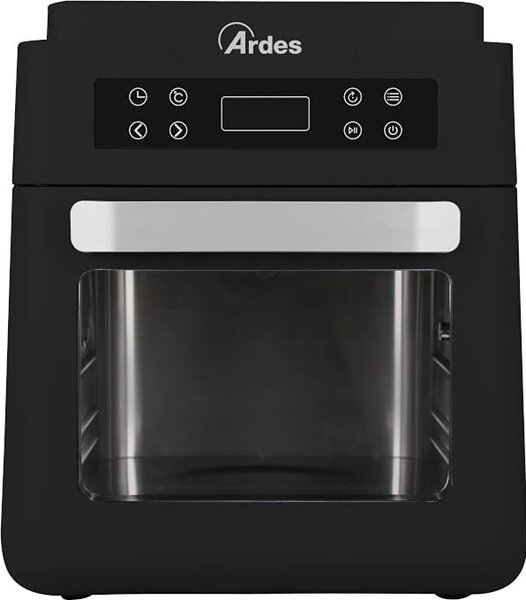 Ardes Friggitrice ad Aria Capacit 12 Litri Girarrosto con 7 programmi colore Nero - AR1KP12000 Friggisana XXL