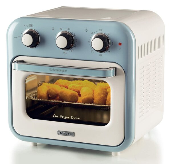 Ariete Friggitrice ad Aria Capacit 16 Litri Potenza 1400 Watt con Funzione Rotisserie colore Celeste - ARI463205