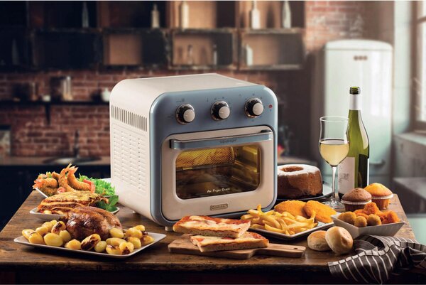 Ariete Friggitrice ad Aria Capacit 16 Litri Potenza 1400 Watt con Funzione Rotisserie colore Celeste - ARI463205