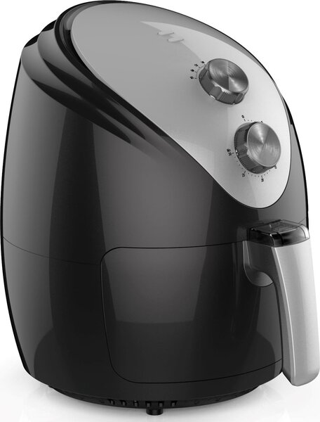Tata Linda Friggitrice ad Aria Capacit 2.5 Litri Potenza 1500 Watt Termostato Regolabile Timer colore Nero - 49468