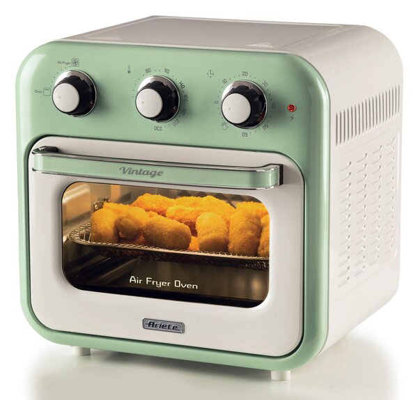 Ariete Friggitrice ad Aria Capacit 16 Litri Potenza 1400 Watt con Funzione Rotisserie colore Verde - ARI463204