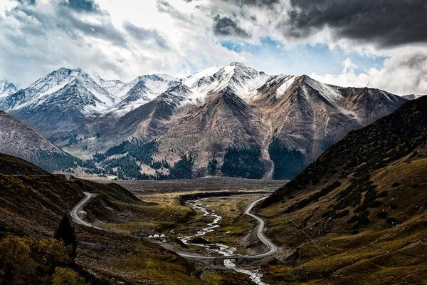 Fotomurale – Splendido panorama montano