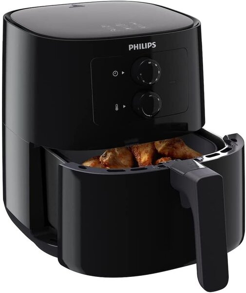 Philips Friggitrice ad Aria Capacit 4 Litri Potenza 1400 Watt colore Nero - HD9252/70 Essential