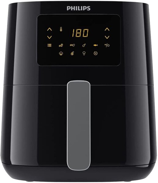 Philips Friggitrice ad Aria Capacit 4 Litri Potenza 1400 Watt colore Nero - HD9252/70 Essential