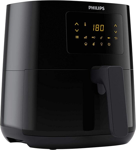 Philips Friggitrice ad Aria Capacit 4.1 Litri Potenza 1400 Watt Display LED colore Nero - HD9252/90