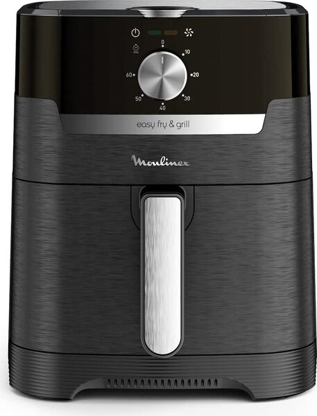 Moulinex Friggitrice ad Aria Capacit 4.2 Litri Potenza 1400 Watt con Termostato Regolabile colore Nero - EZ501810