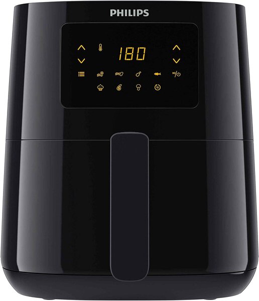 Philips Friggitrice ad Aria Capacit 4.1 Litri Potenza 1400 Watt Display LED colore Nero - HD9252/90