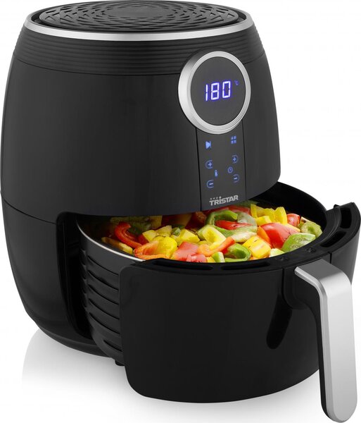 TRISTAR Friggitrice ad Aria Capacit 4.5 Litri Potenza 1500 Watt con 8 Programmi colore Nero - FR-6956