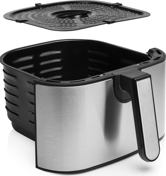 PRINCESS Friggitrice ad Aria Capacit 4.5 Litri Potenza 1500 Watt con Timer e Termostato Regolabile colore Argento - 01.182033.01.001 Aerofryer Dig