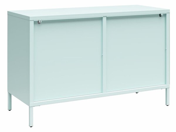 Vetrina in metallo azzurra 100x64x40 cm Luna - Støraa