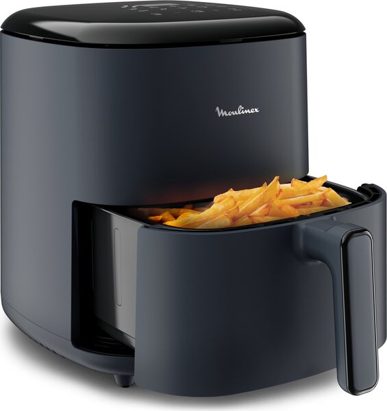 Moulinex Friggitrice ad Aria Capacit 5 Litri 8 Programmi di Cottura Temperatura Max 200 C colore Nero - Easy Fry - EZ245B20 EASY FRY