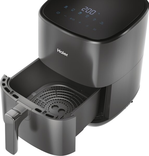 Haier Friggitrice ad Aria Capacit 5 Litri Potenza 1500 Watt con Timer e Termostato Regolabile colore Nero - HAF5P 011