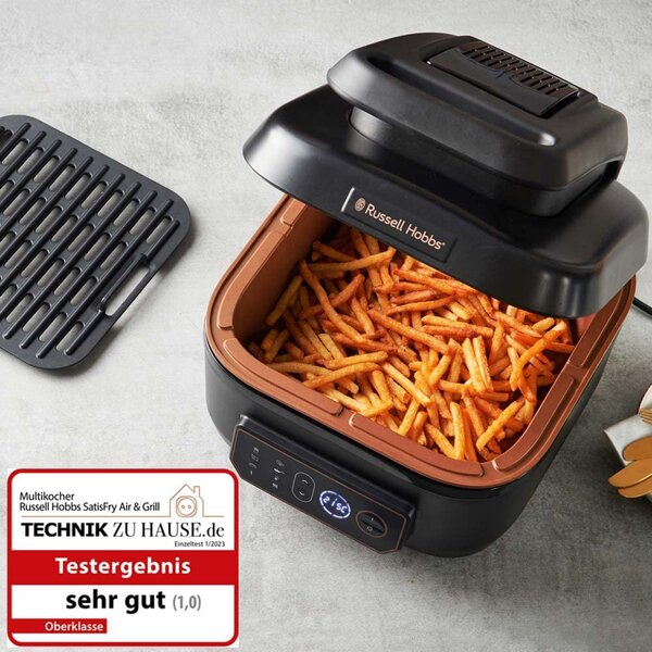 Russell Hobbs Friggitrice ad Aria Capacit 5.5 Litri Potenza 1745 Watt Max 260 C Arrosto grill - 26520-56