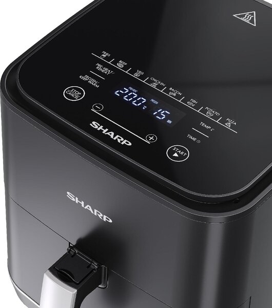 Sharp Friggitrice ad Aria Capacit 5,5 Litri Potenza 1650 Watt colore Nero - AF-GS552AE-B