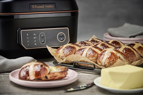 Russell Hobbs Friggitrice ad Aria Capacit 5.5 Litri Potenza 1745 Watt Max 260 C Arrosto grill - 26520-56