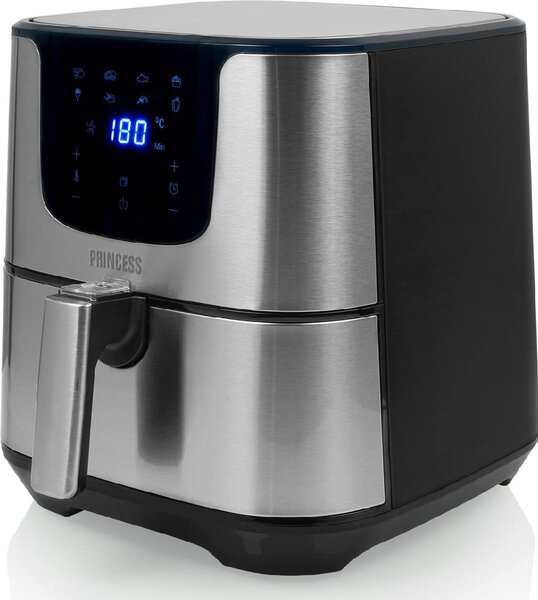 PRINCESS Friggitrice ad Aria Capacit 5.5 Litri Potenza 1700 Watt colore Argento - 182060