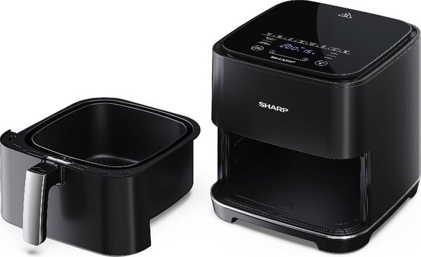 Sharp Friggitrice ad Aria Capacit 5,5 Litri Potenza 1650 Watt colore Nero - AF-GS552AE-B