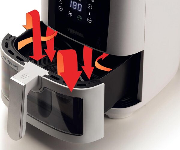Ariete Friggitrice ad Aria Capacit 6 Litri Potenza 1300W Temperatura massima 200 colore Bianco - 4626 Airy Fryer