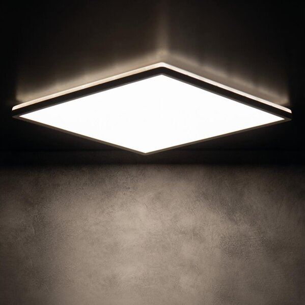 Kanlux 31531 - Plafoniera LED AZPO LED/12,3W/230V 22,5x22,5 cm IP54 nero