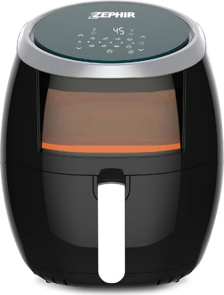 Zephir Friggitrice ad Aria Capacit 6 Litri Potenza 1800 Watt con Display digitale colore Nero - ZHC60N